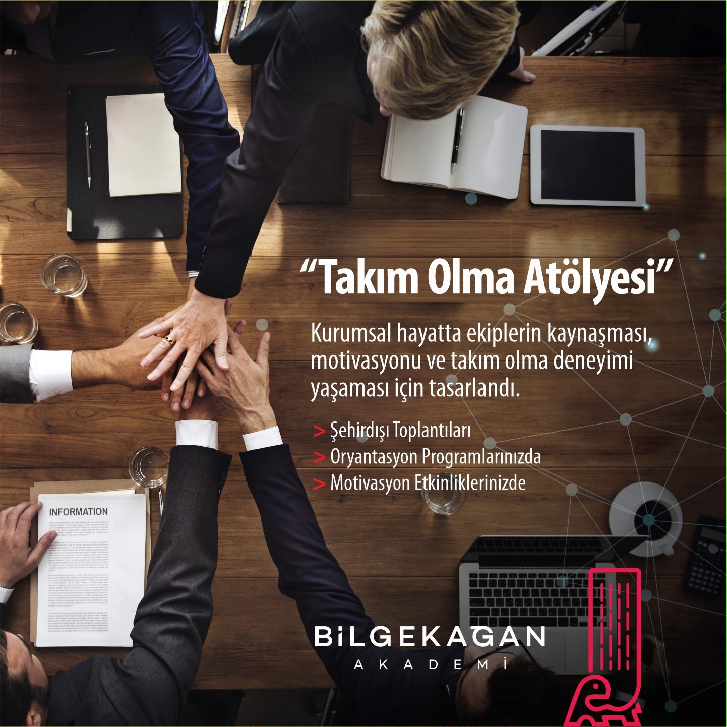 Takım olmak anlatılmaz, deneyimlenir.